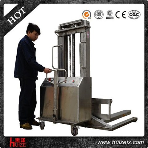 半電動(dòng)堆高車(不銹鋼寬腿) 半電動(dòng)堆高車(不銹鋼寬腿)