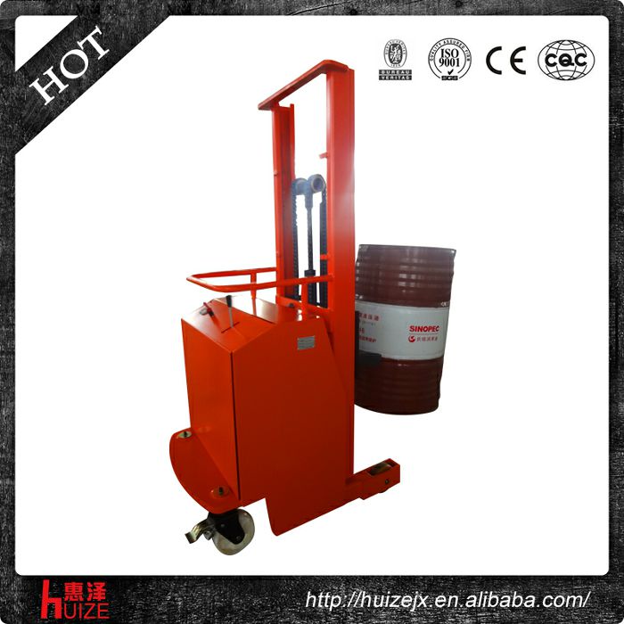 2半電動配重油桶車（無底腿，只堆垛，不翻轉(zhuǎn)）