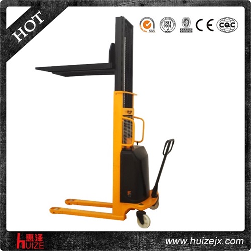 雙門架固定貨叉半電動(dòng)堆高車 雙門架固定貨叉半電動(dòng)堆高車