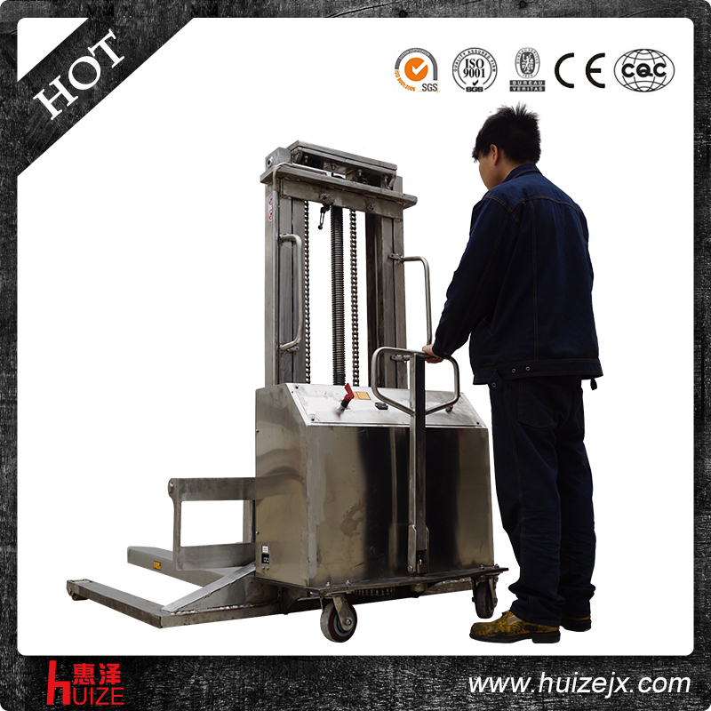 半電動(dòng)堆高車(不銹鋼寬腿) 半電動(dòng)堆高車(不銹鋼寬腿)