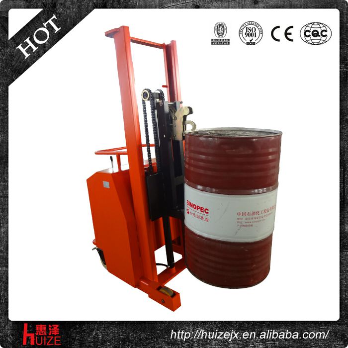 半電動(dòng)配重油桶車（無(wú)底腿,只堆垛，不翻轉(zhuǎn)）